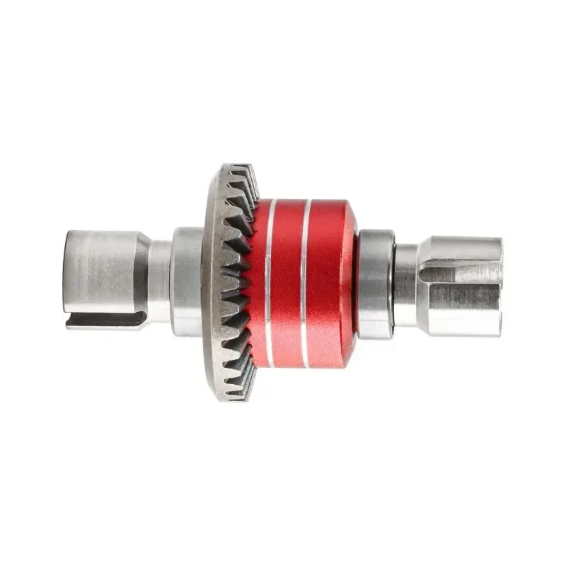 Для MJX Hyper Go 1/16 16207 H16BM-PL 1/14 14210 H14BM 14301-02-03 детали радиоуправляемых автомобилей, обновленный металлический передний и задний дифференциал