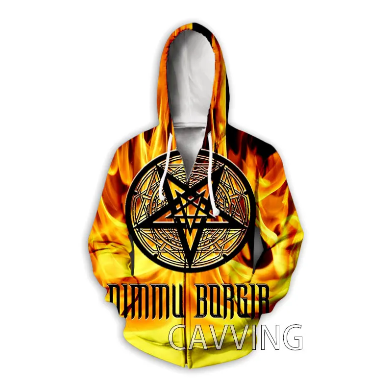 Фото CAVVING 3D принт DIMMU BORGIR Rock толстовки на молнии толстовка с капюшоном на молнии Harajuku толстовка хип-хоп толстовки Z02 №4