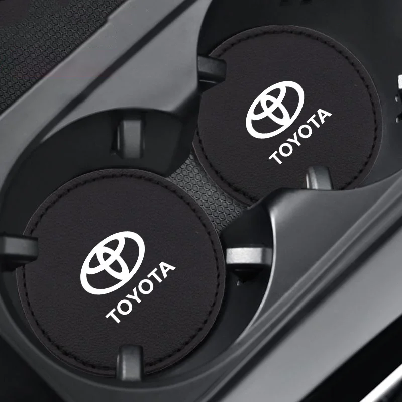 2 шт., Противоскользящий коврик для держателя бутылки для Toyota Verso Sienna Yaris Avalon Camry Fortuner Highlander Rav4