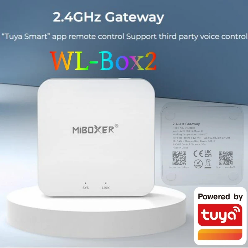 Новинка, умный беспроводной контроллер Miboxer, Wi-Fi, 2,4 ГГц