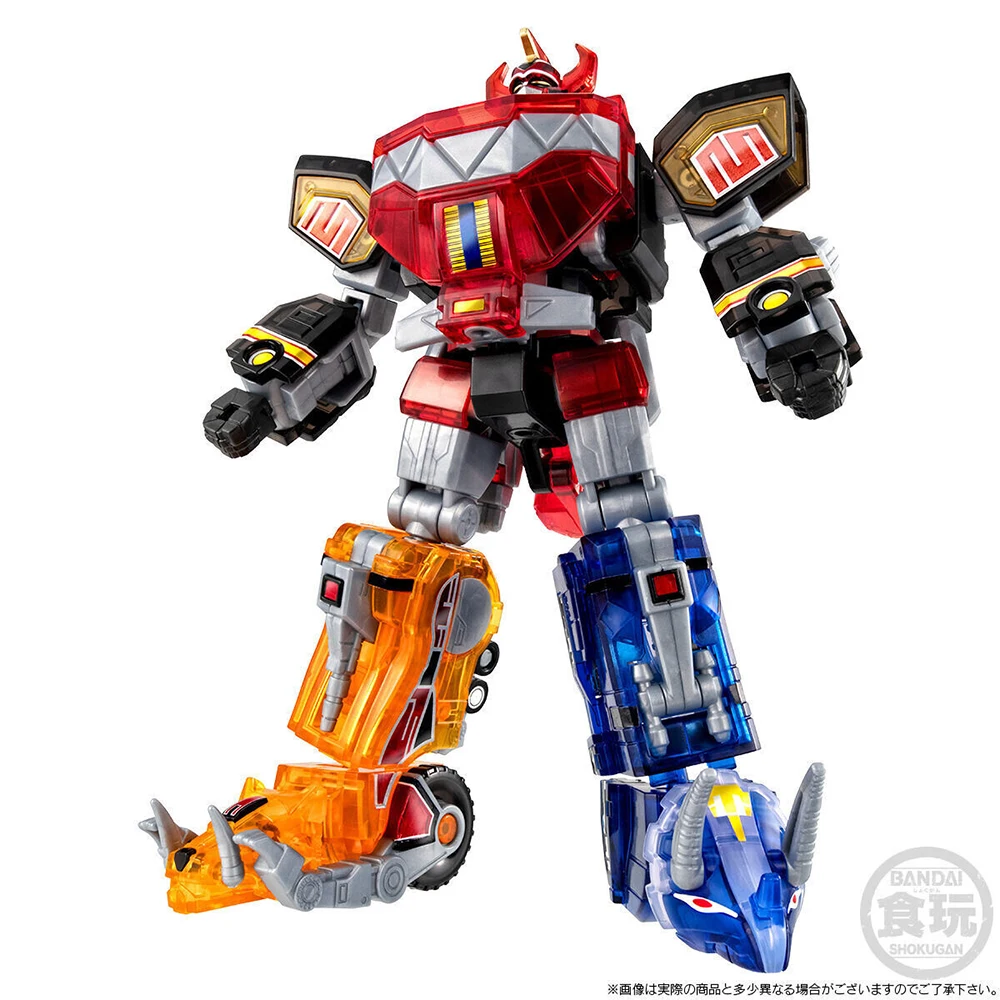 Фото В наличии Bandai Smp Power ranger Megazord Japanese Ver. Прозрачные сборные фигурки, экшн-модель, игрушки, подарки для фанатов, детей №2