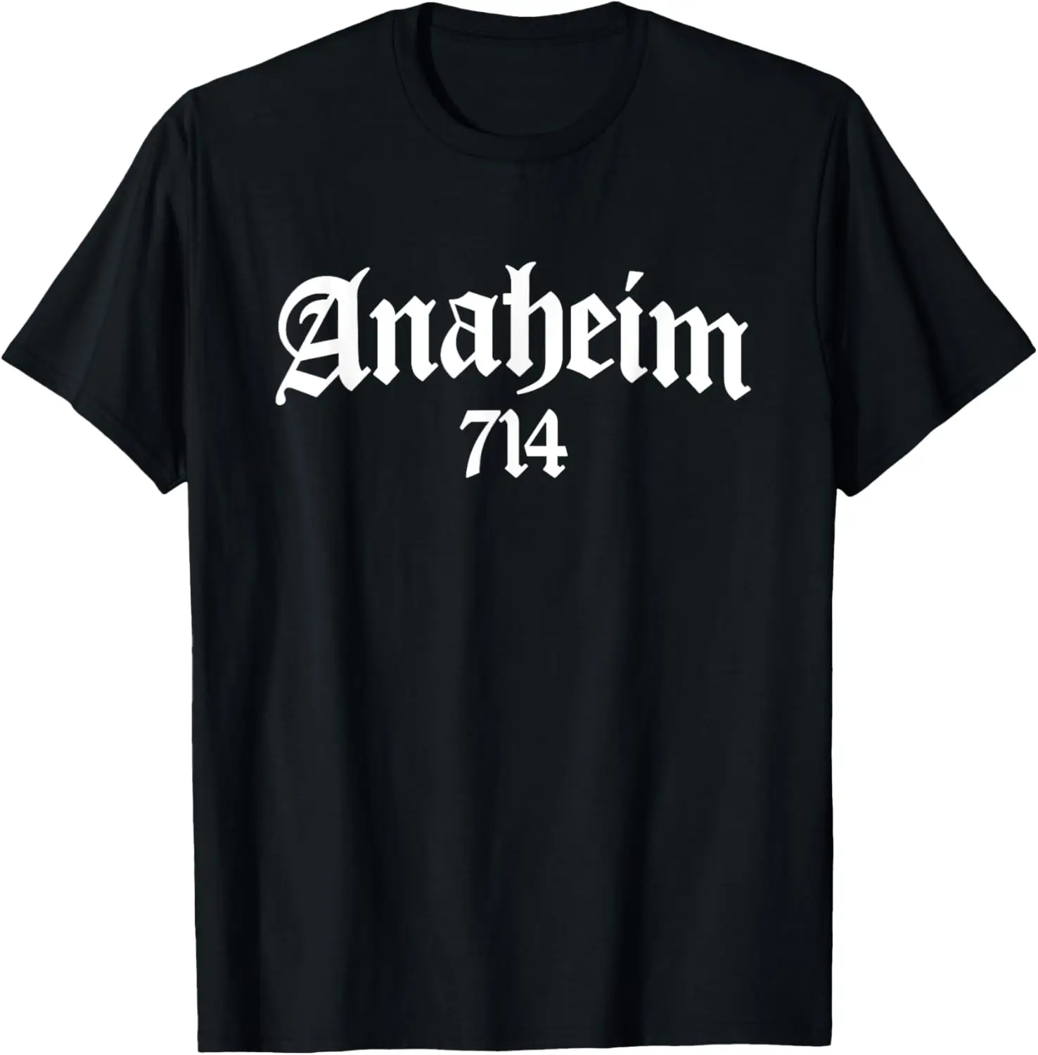 Футболка в стиле мексиканского байкера Chicano Anaheim 714, кодовый код региона Chicana