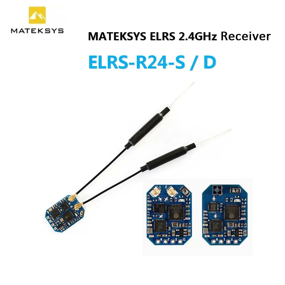 Высокопроизводительный приемник MATEK EXPRESSLRS 2,4 ГГц ELRS-R24-D/ELES-R24-S для RC FPV Racing Freestyle Nano Micro Drones БПЛА Радиоуправляемые игрушки