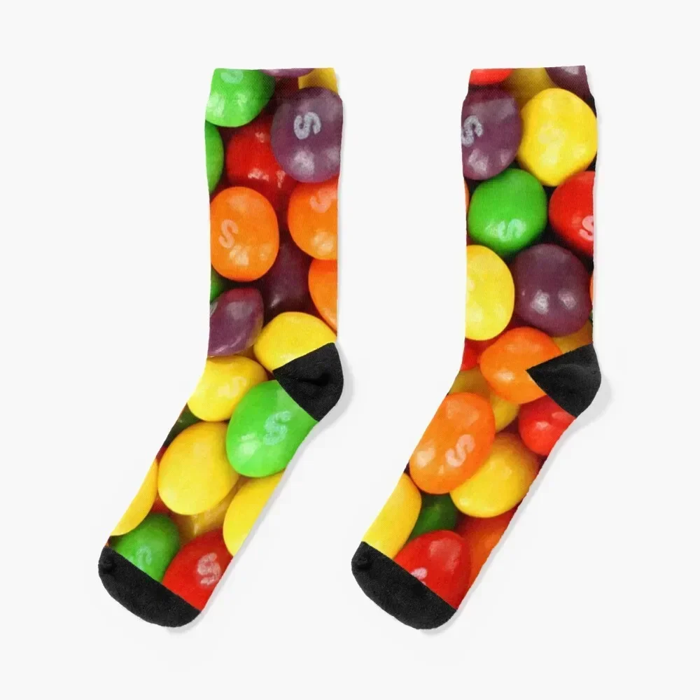 Носки Skittles, аниме, новогодние носки для девочек, мужские