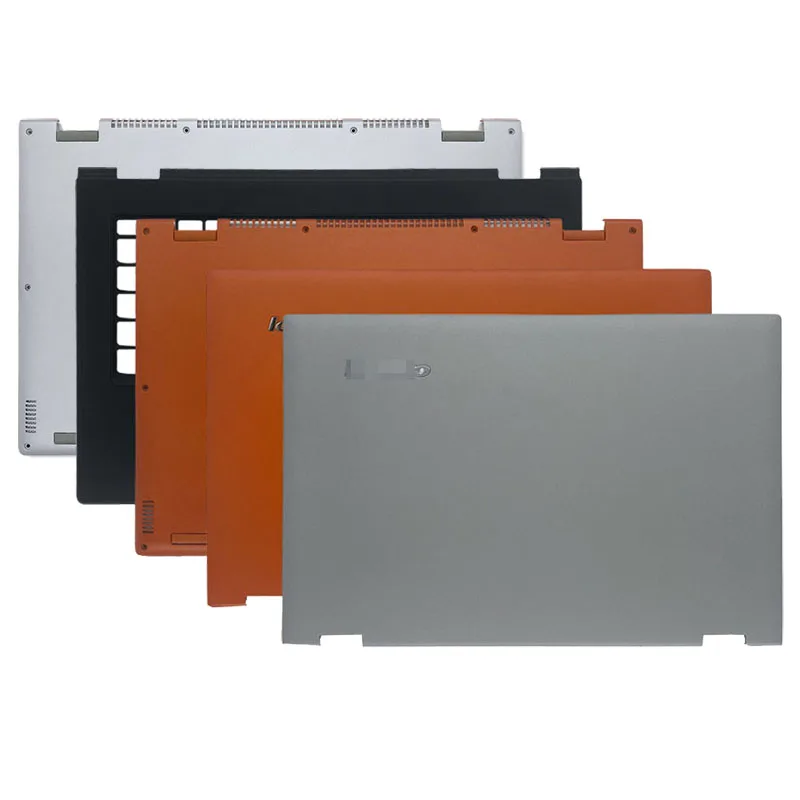 Восстановленный чехол для ноутбука Lenovo IdeaPad Yoga 2 pro 13, задняя крышка с ЖК-дисплеем, упор для рук, нижняя крышка A C D, оранжевый, серебристый