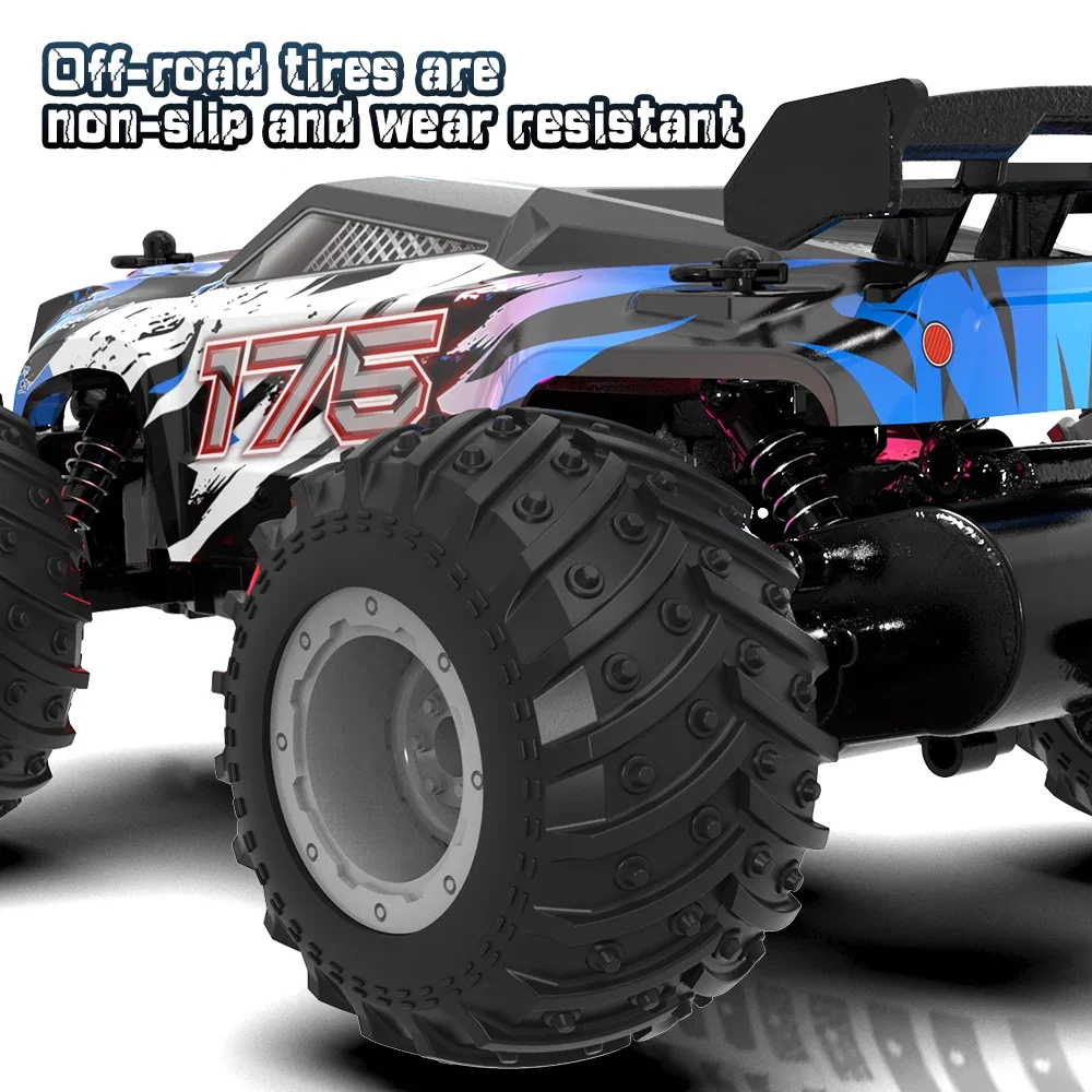 Фото Jjrc Q175 Радиоуправляемая Машина В Масштабе 1:18 Внедорожник Со Светодиодной Подсветкой Двойной Мотор Радиоуправление 2 №5