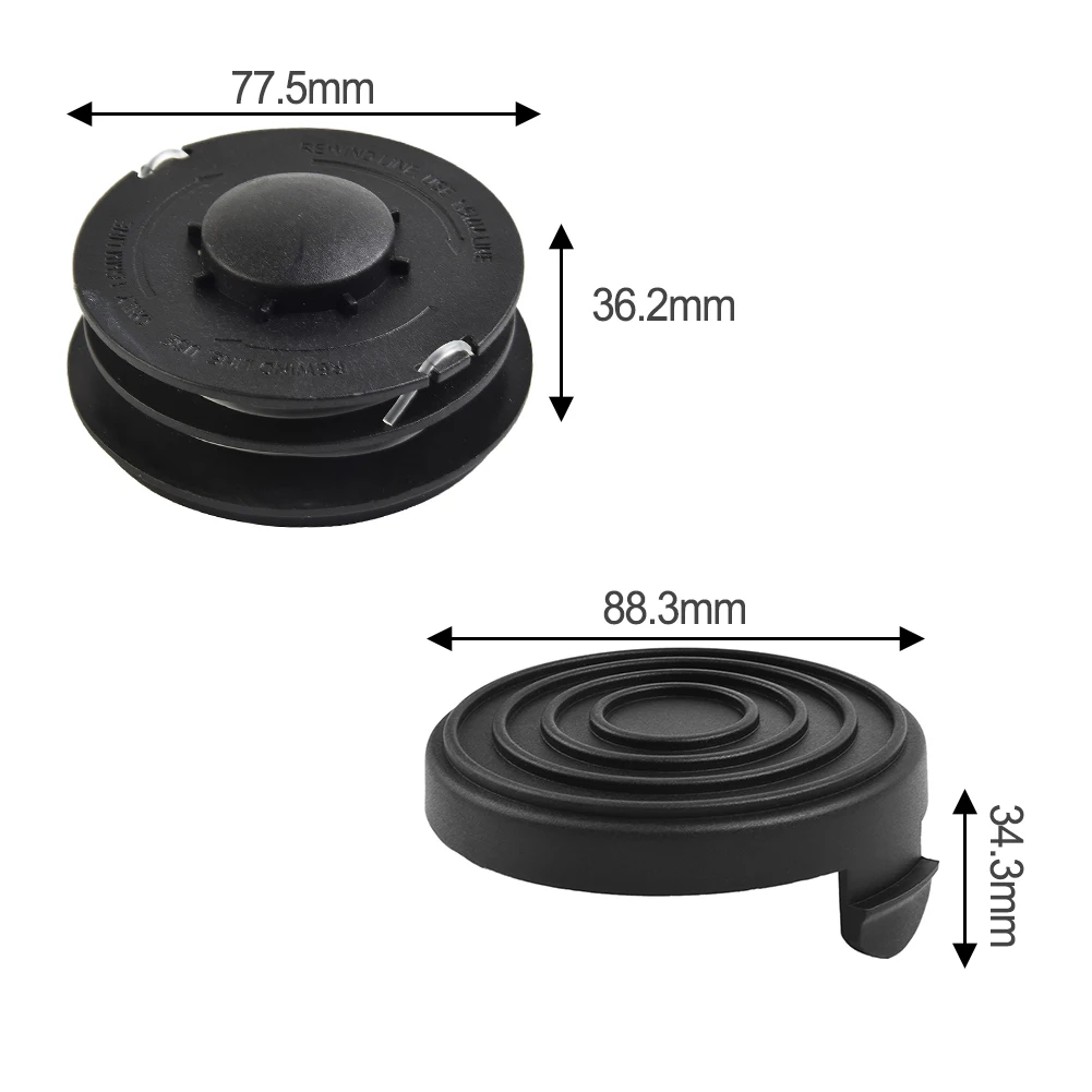 4 шт. для триммерной головки с крышкой катушки подходят для Einhell GC-ET 4530 3405685 CG-ET 4530 RTV 400, RTV 550, RTV 5501 (art.: 3920cfc5ca075) - 3920cfc5ca075