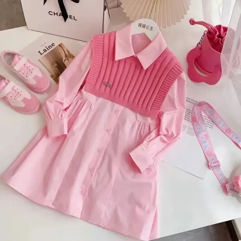 Новинка 2023 года, детская перемычка, Musim, партия Baju, модница, Бару, Rompi, перемычка, Remaja, Gaun Dua Potong Set 6, 8, 10, 12, 13Y
