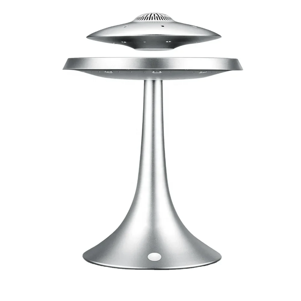Самый продаваемый беспроводной портативный динамик HCNT Levitation UFO со светодиодной настольной лампой для освещения и музыкального плеера