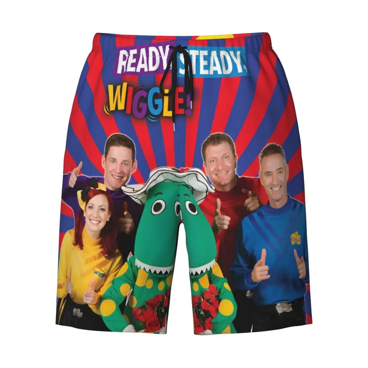 Фото Купальный костюм The Wiggles, спортивные шорты, летние австралийские детские музыкальные группы, пляжные шорты, мужская спортивная одежда, плавки №3