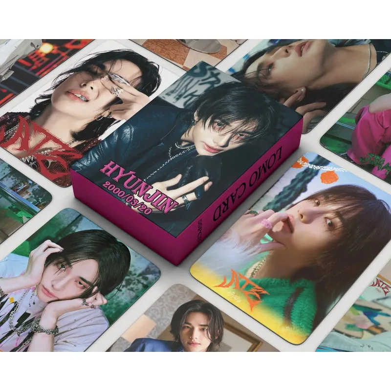 Фото 55 шт./компл. Kpop новая Ablum ATE Lomo Card Hwang HyunJin фотопринт фотографии фотокарта для фанатов коллекция открытки подарки №3
