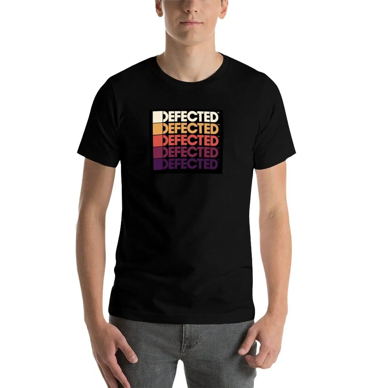 Фото ФУТБОЛКА DEFECTED RECORDS Rave T Электронный музыкальный фестиваль Ibiza Party House футболка футбольная футболка мужские рубашки большого размера №3
