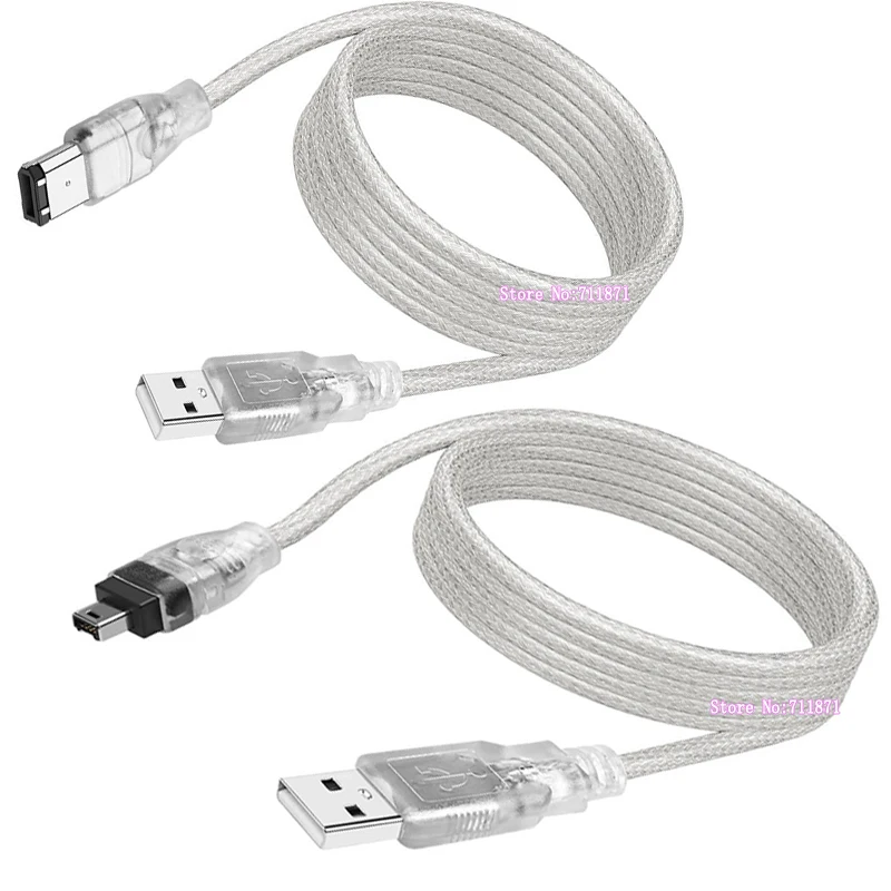 Usb to 1394 6-контактный 4-контактный адаптер Кабель-переходник Usb2.0 «папа» на 4 6-контактный 1394 Кабель-переходник Usb2.0 IEEE 400 1394 Шнур Проводной разъем