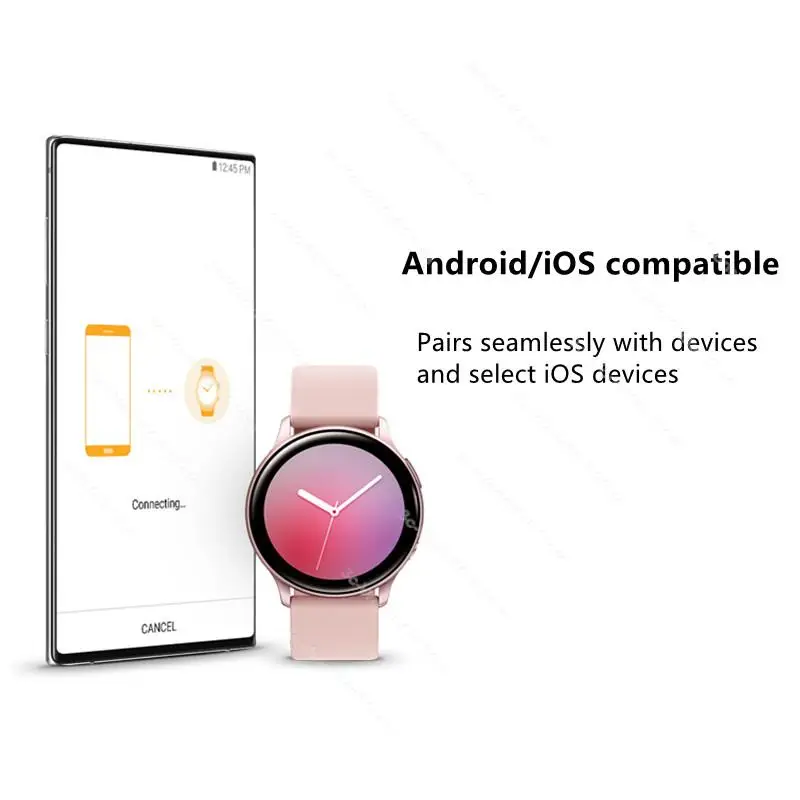 Фото Оригинальные Смарт-часы Samsung Galaxy Watch Active 2 R825 с GPS, датчиком сердечного ритма, часы с мониторингом здоровья 40 мм/44 мм №5
