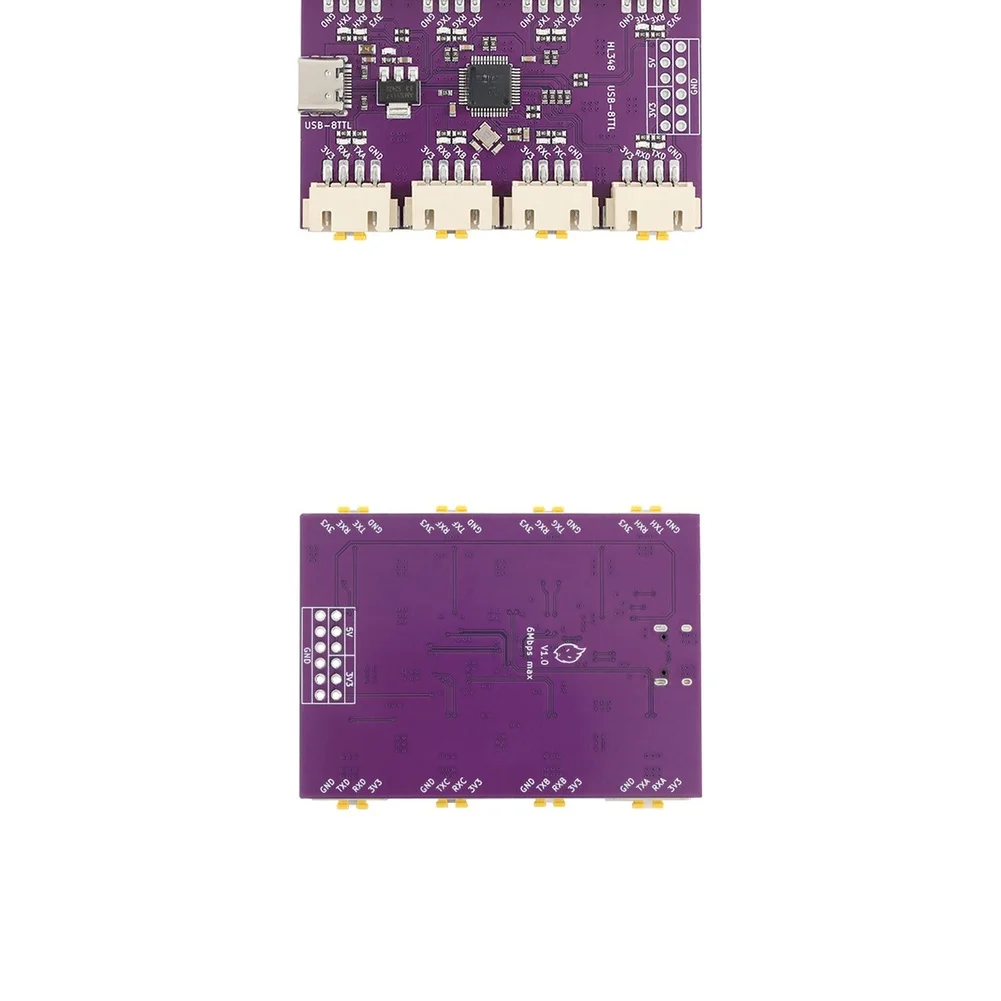 USB-8-канальный модуль последовательного преобразователя TTL с интерфейсом типа C 6 Мбит/с для измерительного инструмента, аксессуар