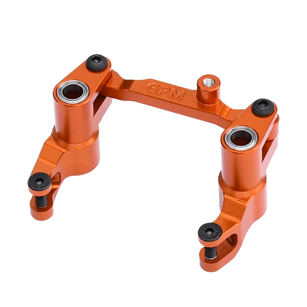 Фото GPM для TRAXXAS Mini Maxx Monster Truck 107154 -1 Детали для обновления радиоуправляемых автомобилей из металла 7075, передний рулевой механизм из сплава 10743 №5
