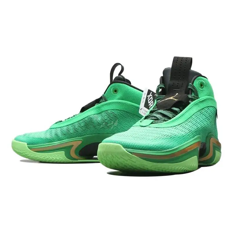 Фото Кроссовки Nike Air Jordan 36 PF Green And Gold DA9053-300 №2