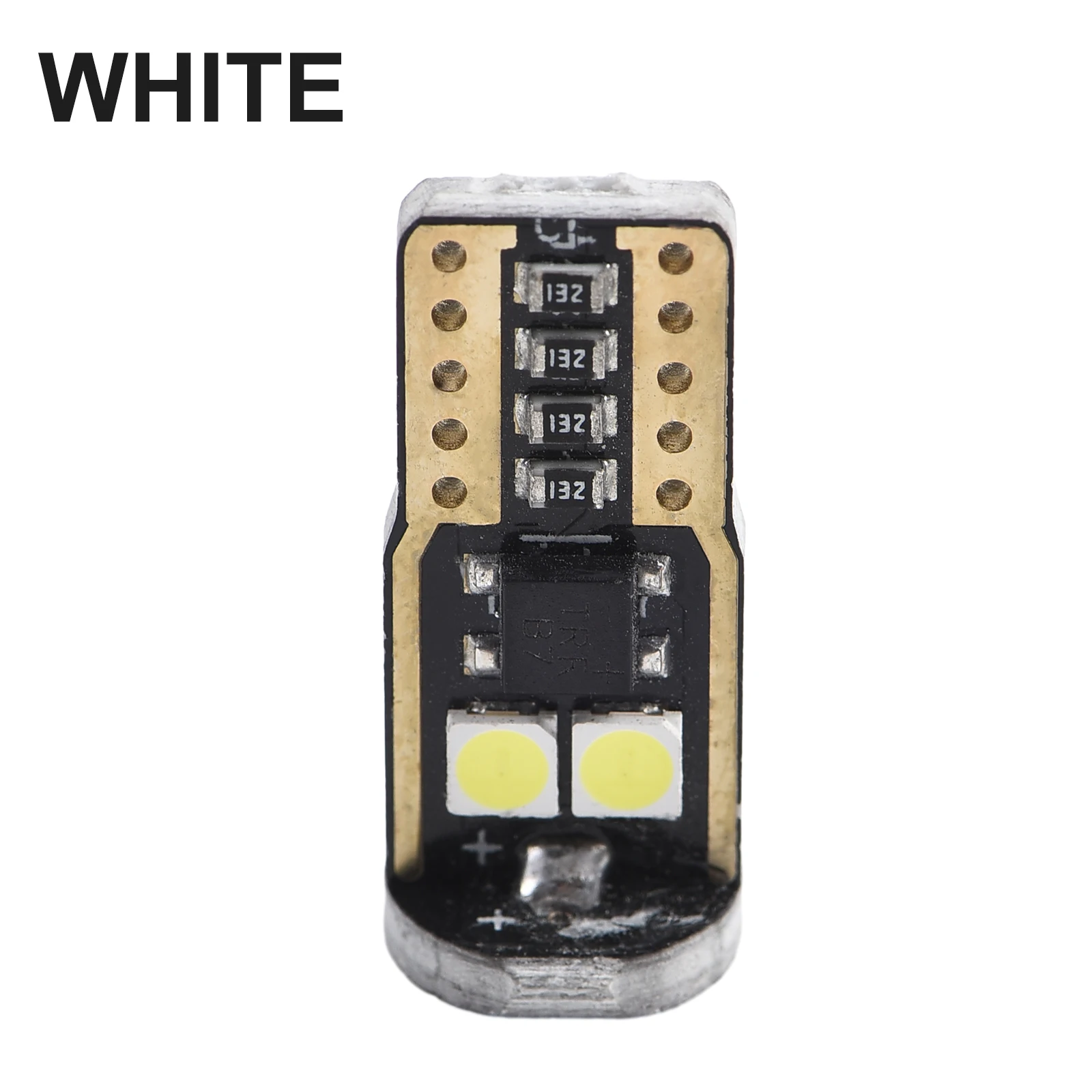 Фото Автомобильная лампочка для интерьера приборной панели T10 3030-6SMD, лампочка для освещения номерного знака, освещение для чтения, без ошибок, внутренние купольные лампы №2