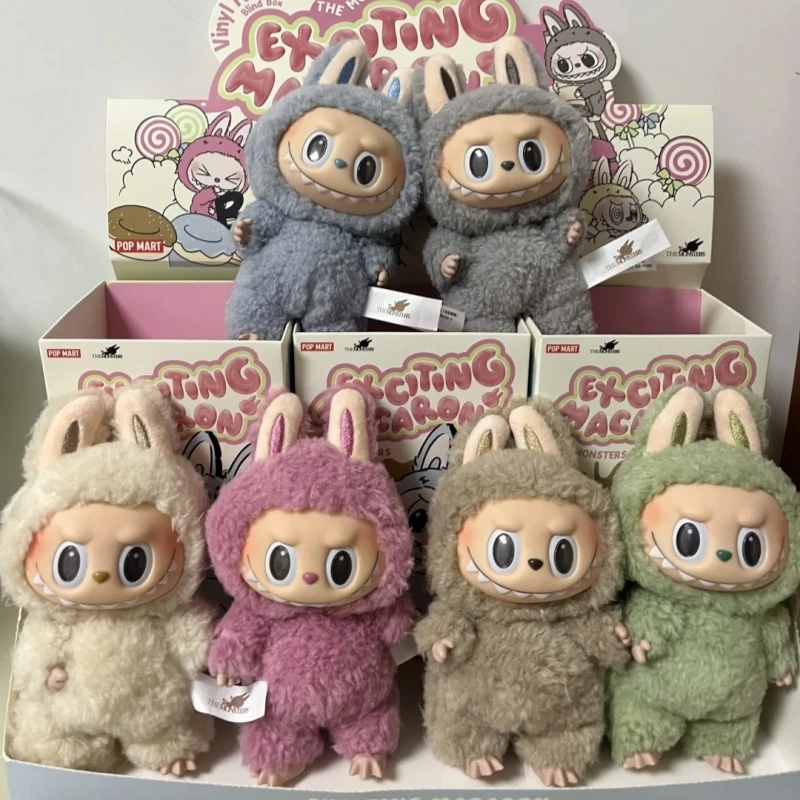 Фото Аутентичные Labubu The Monsters захватывающие макароны серии V1, виниловая подвеска для лица, кукла, модель игрушки, милый брелок, игрушки, подарки на день рождения №2