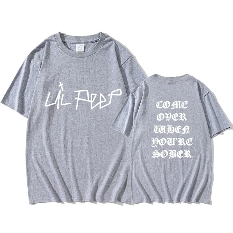 Фото Lil Peep Come Over When You're Sober Tour Concert Vtg Reprint Топ Новая летняя уличная одежда с принтом из хлопка Pro Choice Унисекс Подарок фанату №5
