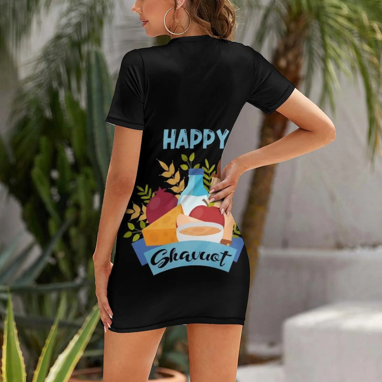 Фото Happy Shavuot платье с короткими рукавами пляжная одежда женские платья женское длинное платье роскошное женское вечернее платье №2
