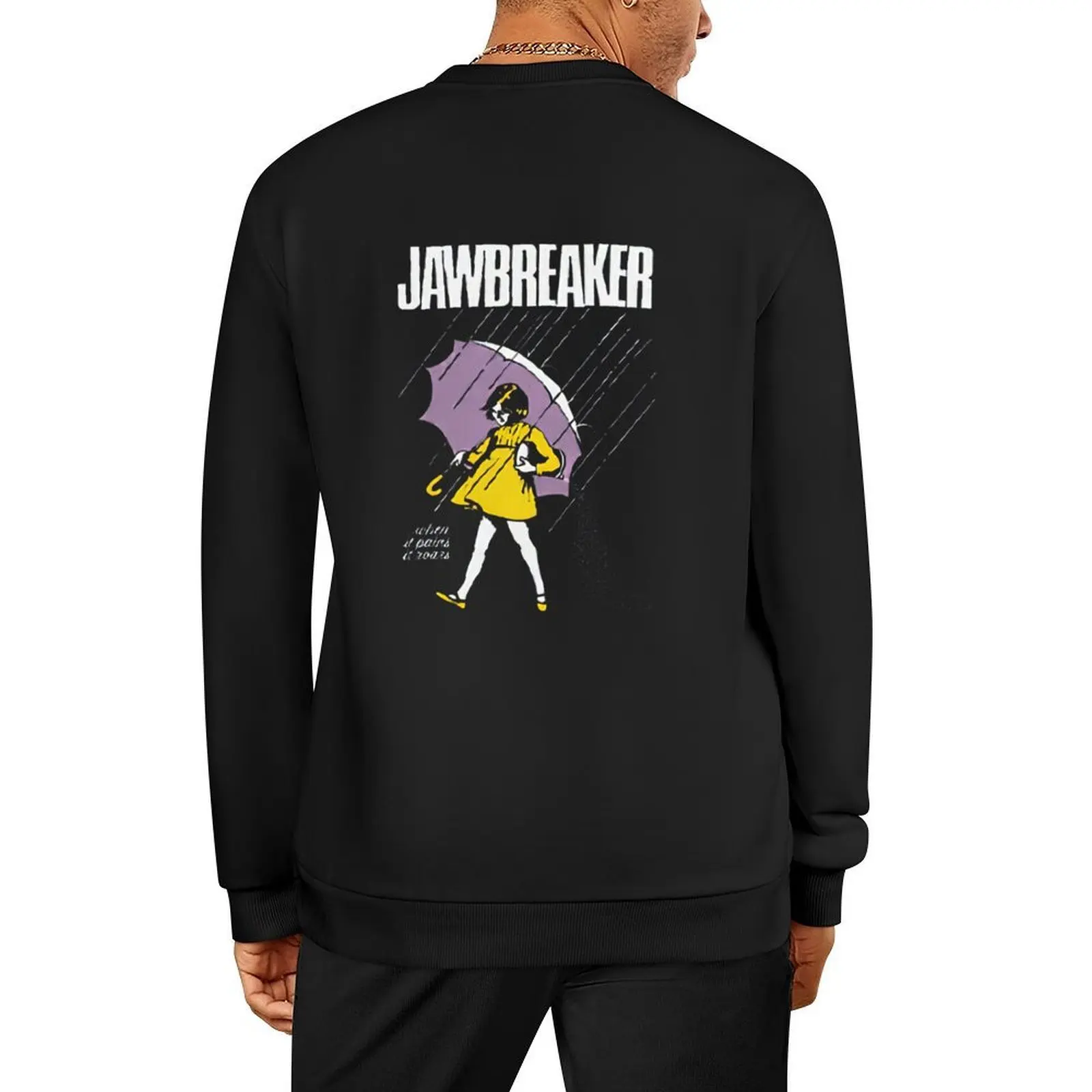 Пуловер Jawbreaker, корейская одежда, мужская одежда, мужская одежда, осенняя толстовка большого размера