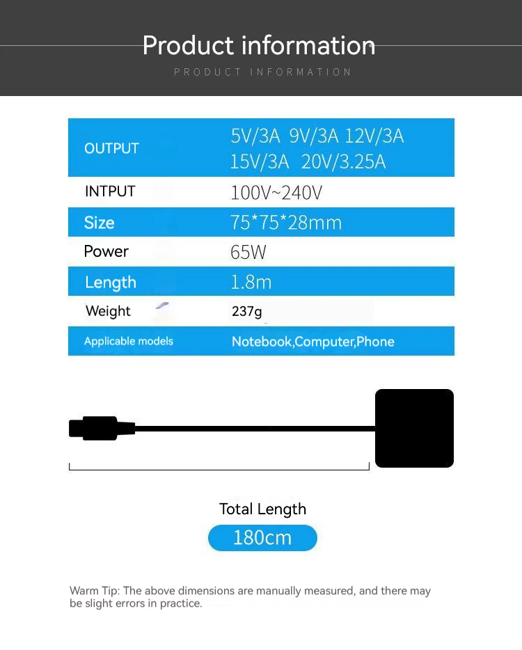 Фото Зарядное устройство для ноутбука ASUS, адаптер переменного тока 20 в, 3,25 А, 65 Вт, для Chromebook Flip C101, C204, C213, C214, C302, C403, C433, C434, C523, см3 (CM3200) №3