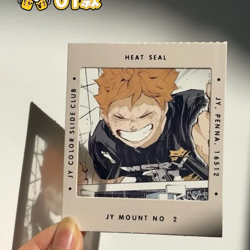 Прозрачная аниме-карта Shoyo Hinata Tobio Kageyama, проекционная пленка Haikyuu, акриловые карточки, Мультяшные съемки, аксессуары, подарок