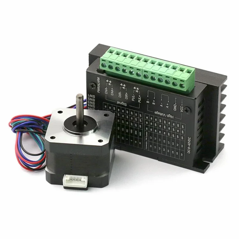 LY CNC Nema 17 23 Шаговый двигатель + шаговый драйвер TB6600 32 сегмента Модернизированная версия 4.0A 9-42 В постоянного тока Фрезерные комплекты
