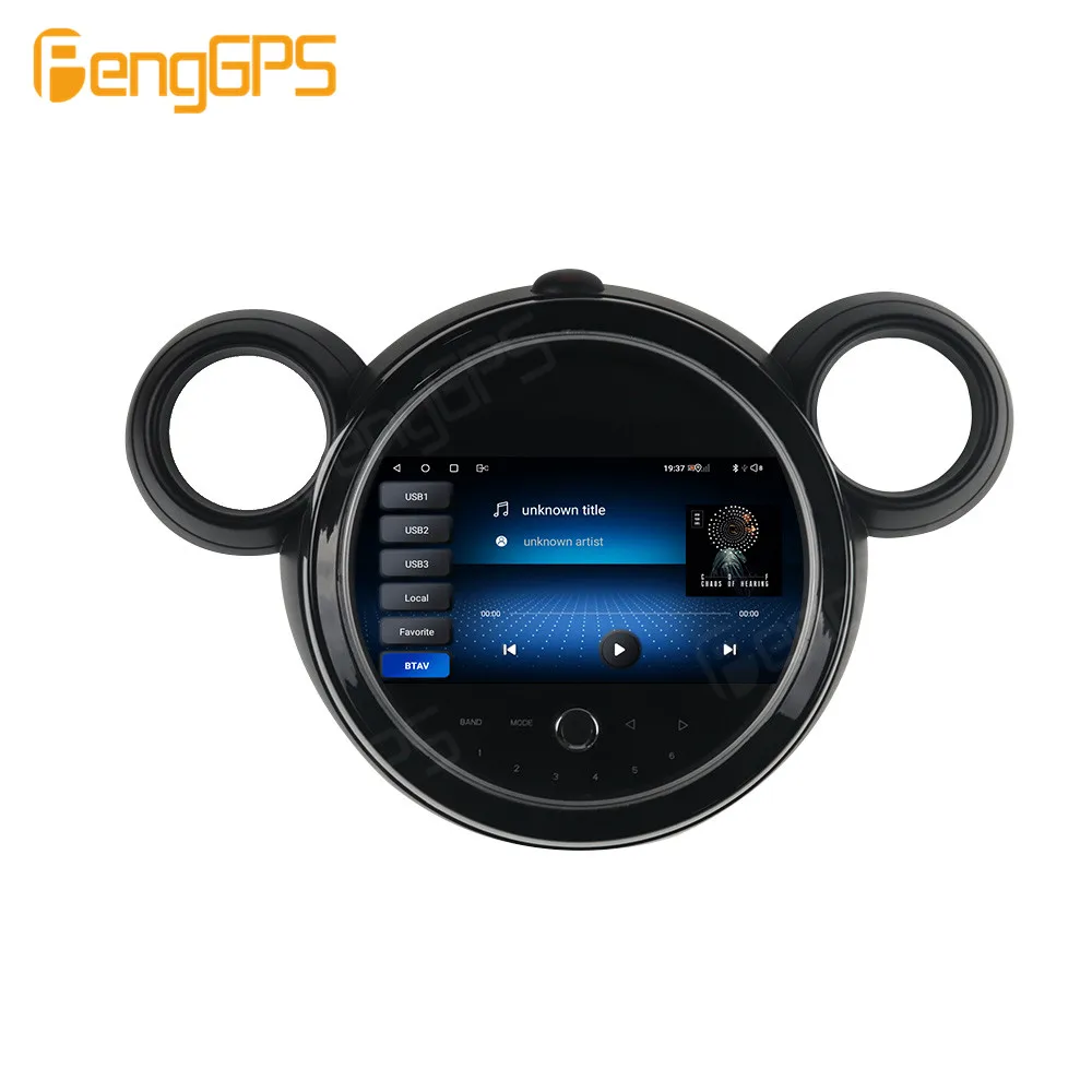 9-дюймовый автомобильный радиоприемник Android 13 CarPlay для BMW MINI 2007-2013, мультимедийный плеер с сенсорным экраном, GPS-навигация, головное устройство DSP BT WIFI