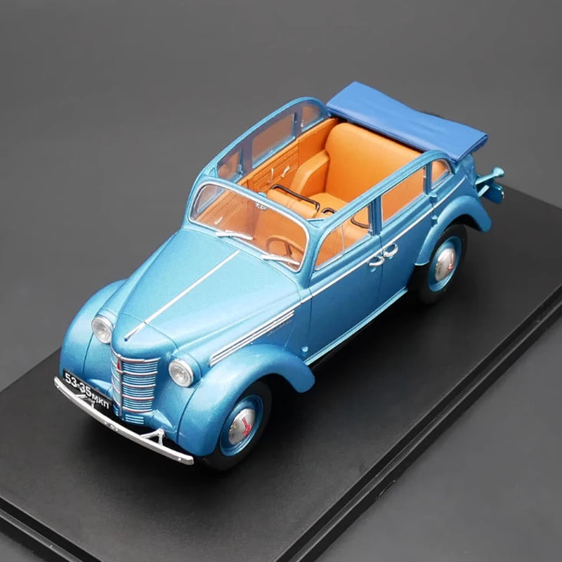 Фото Ixo 1:24 Moskvich 400-420A имитация сплава модель автомобиля статическая коллекция украшенные праздничные подарки игрушки №3
