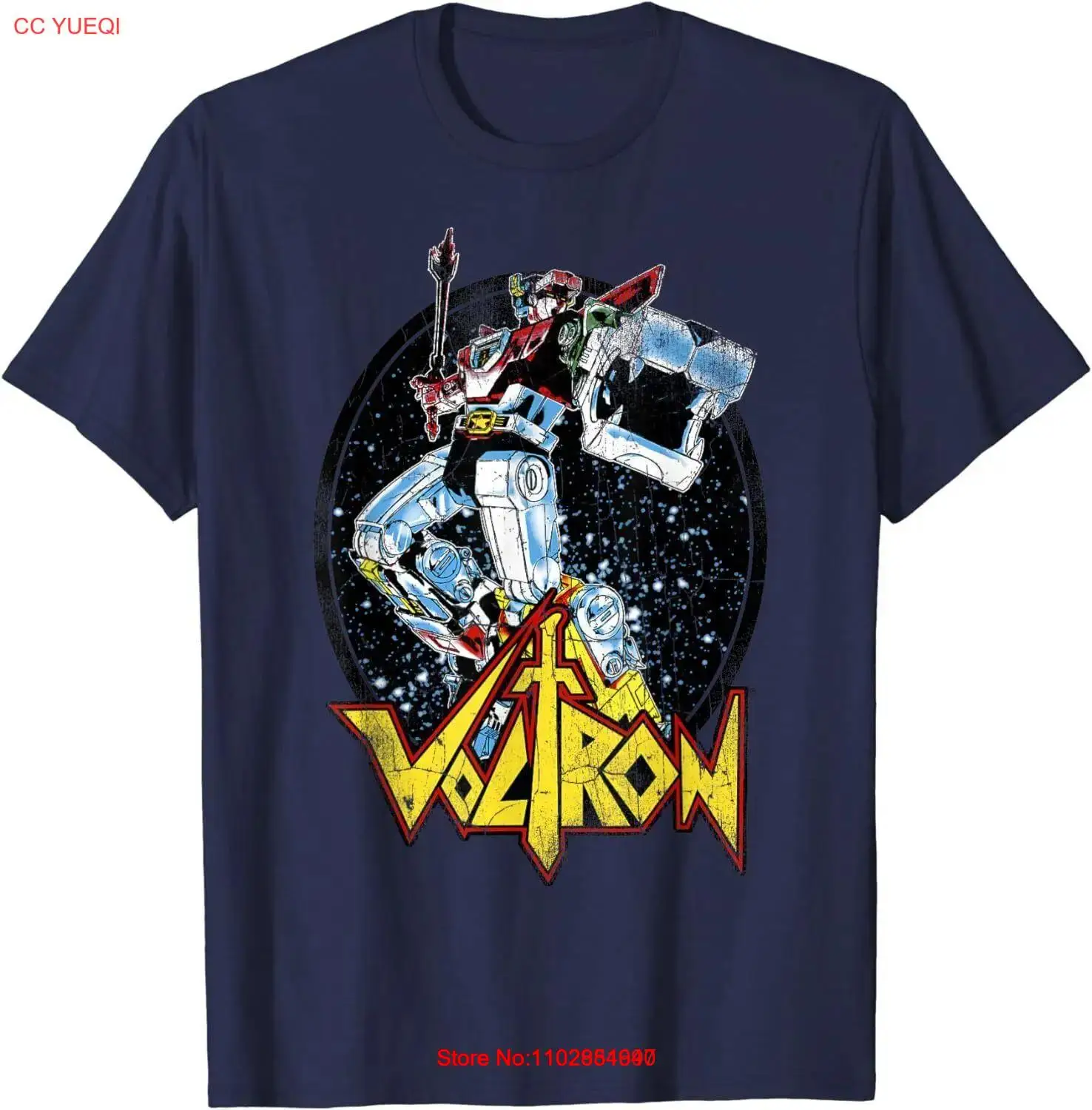 Красочная футболка с боевым мечом Voltron Retro Defender, S-5XL, сделано в США