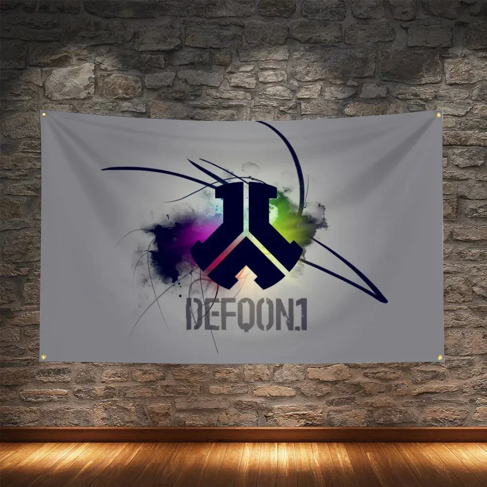D-defqon декоративное украшение для мотоцикла, гаража, автомобиля, флага, настенное украшение для дома и сада