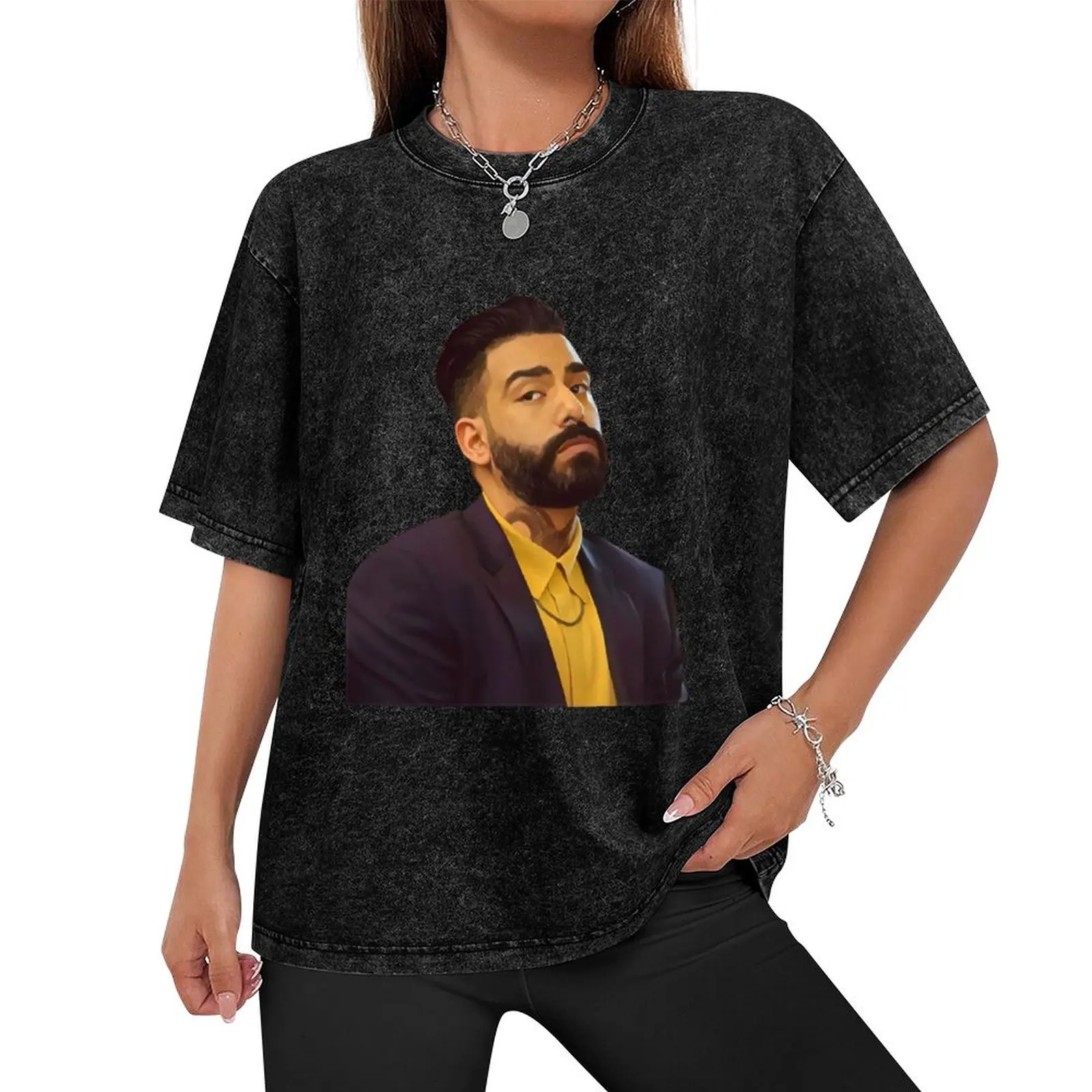 Фото Футболка Rahul Kohli as Leo, летняя одежда, футболка на заказ, винтажные футболки для мужчин с графическим принтом №2