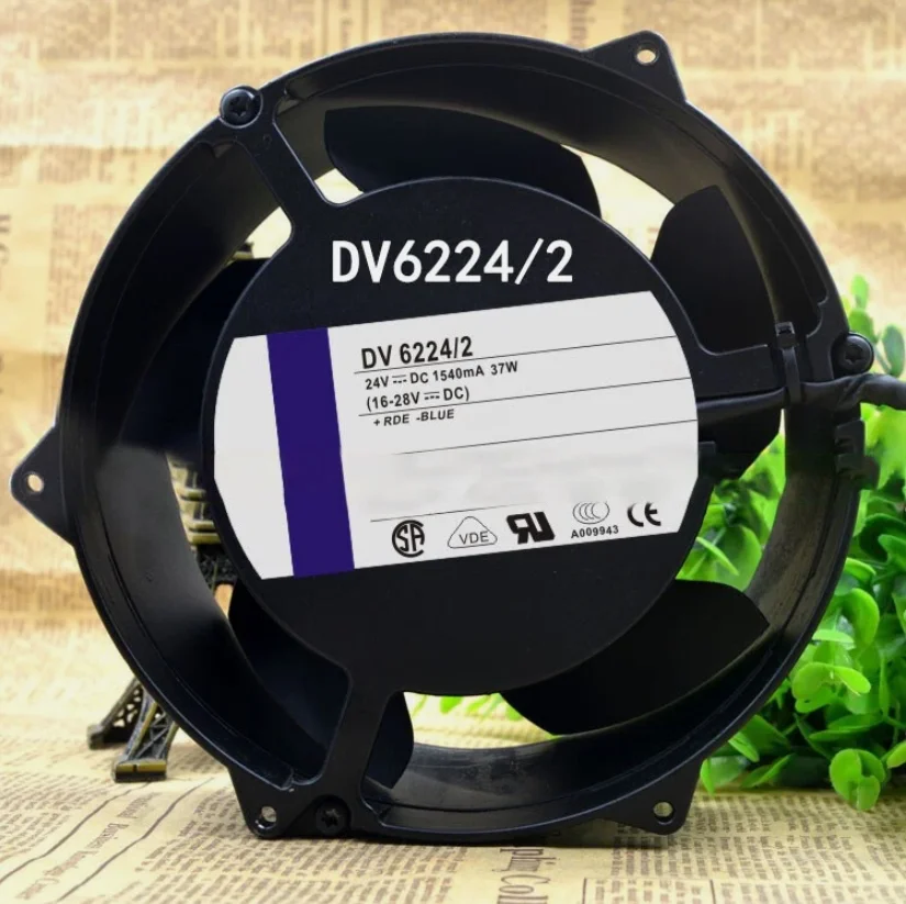 Вентилятор охлаждения ACS800 DV6224/2 DV 6224/2 DC 24 В 1540 мА 37 Вт 172X172X51 мм