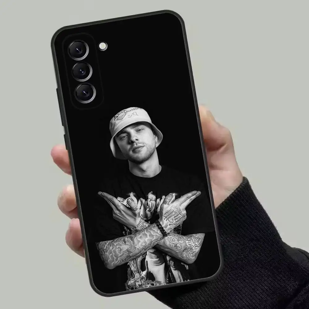 Фото Чехол для телефона Rapper E-Egor Kreed EK для Samsung Galaxy A13, A21s, A22, A31, A32, A52, A53, A71, A80, мягкий черный корпус №3