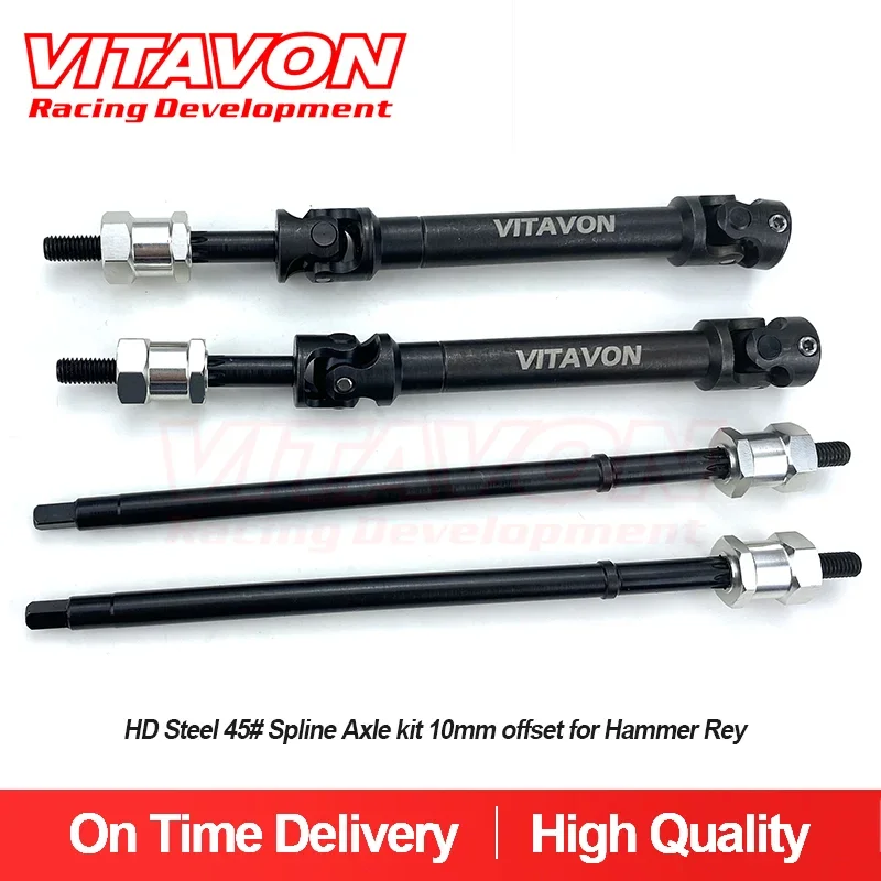 Vitavon Алюминий с ЧПУ 7075 HD Сталь 45 #   Комплект оси со смещением 10 мм для Losi Hammer Rey