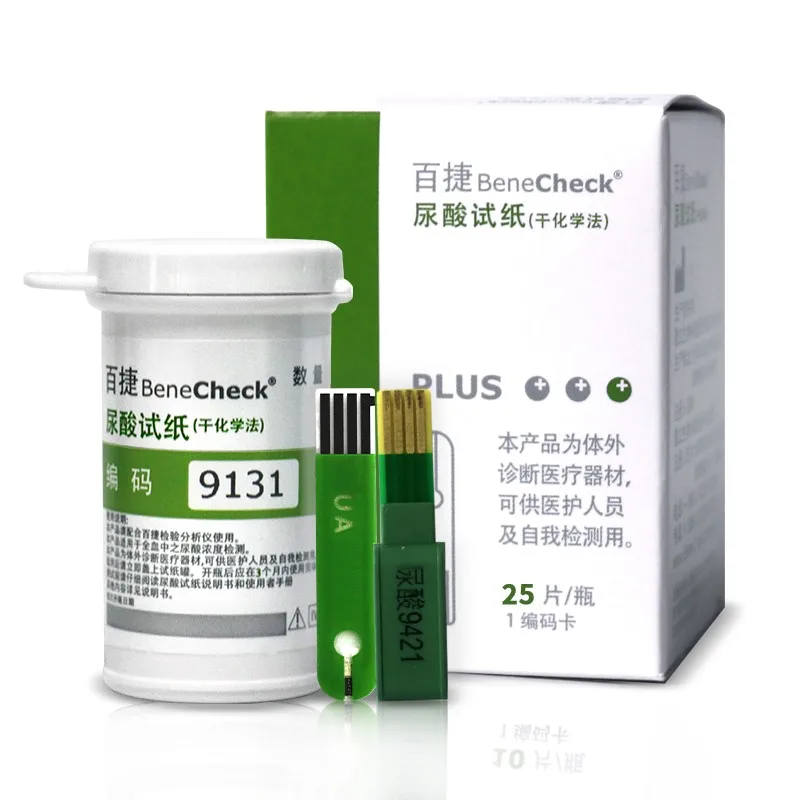 Фото Полоски для измерения уровня глюкозы в крови Benecheck 3 в 1, полоски для медицинской кислоты и холестерина (без метра) №5