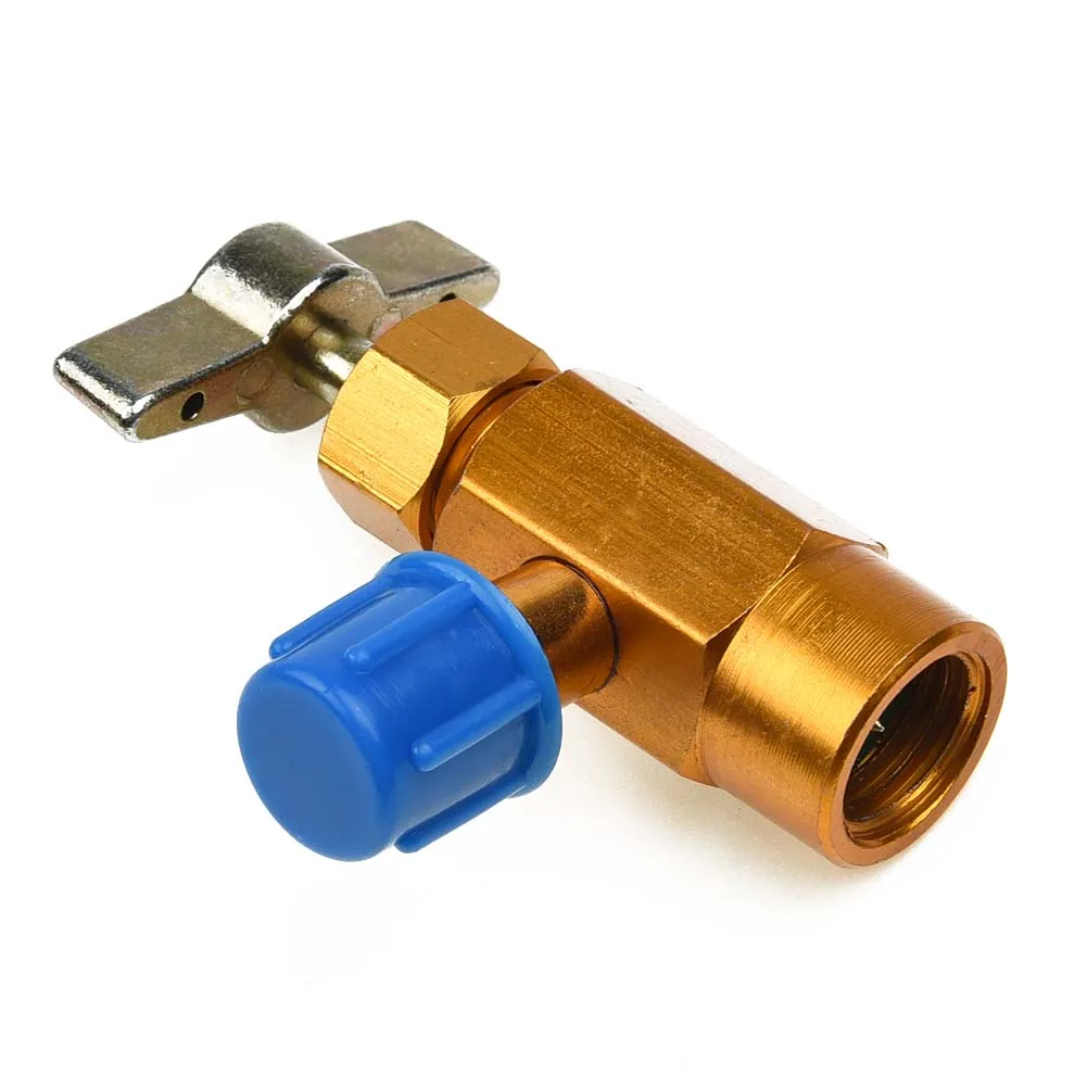 Фото R 134a R 134 AC DV 134, латунный открывающий клапан CAN TAP, легко подключаемый, совместимый с автоматическими системами кондиционирования воздуха №4
