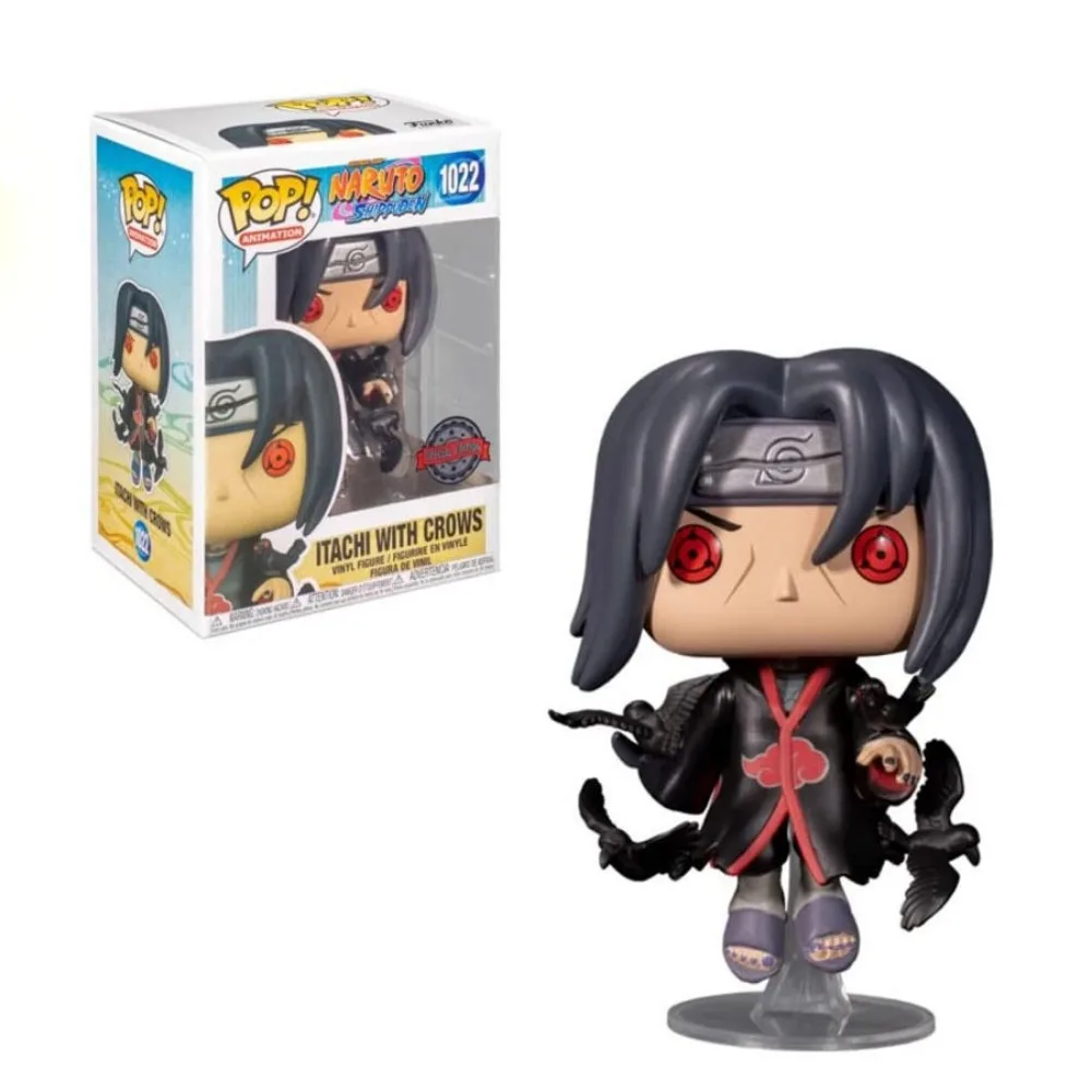 Фото Фигурки FUNKO Naruto Ootutuki Kaguya Hatake Kakashi Uchiha Sasuke Q-версия, крутая настольная модель, подарок для детей №5