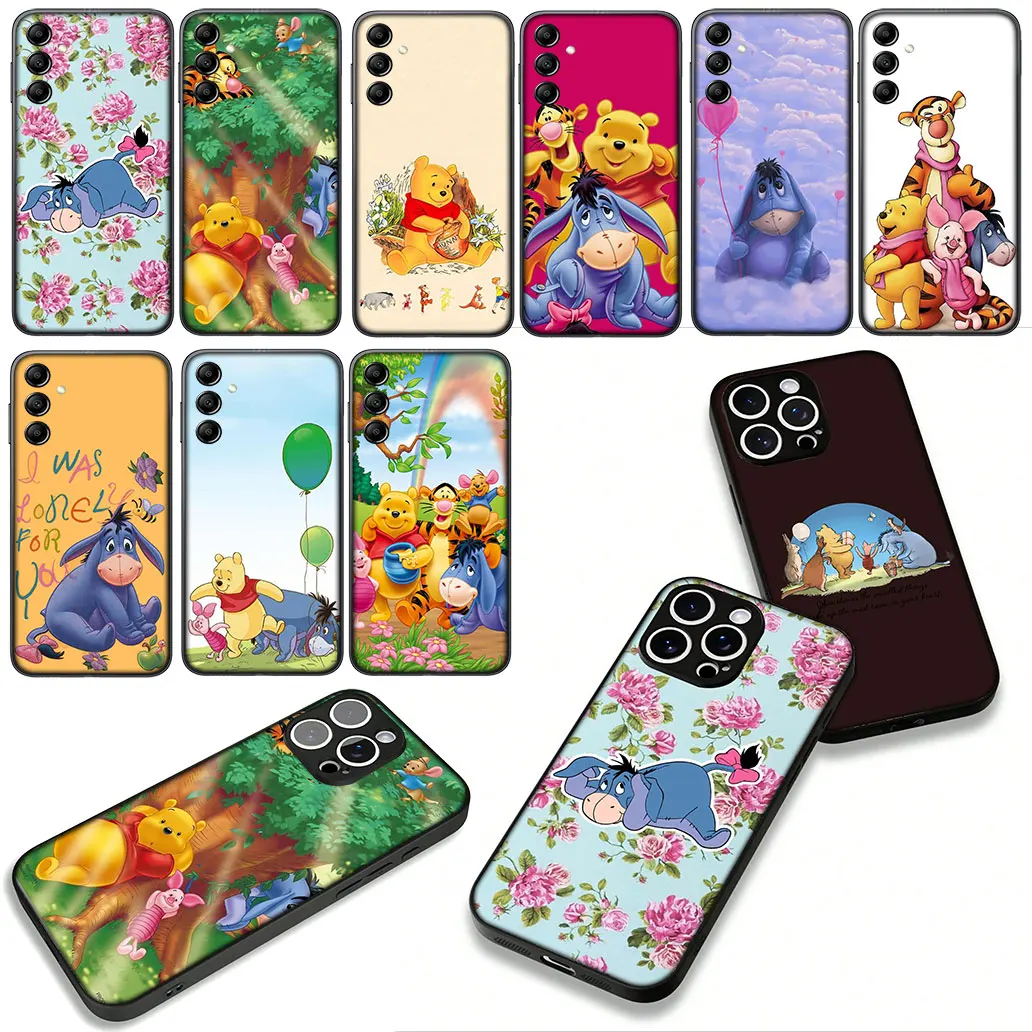 Eeyore Winnies Bear Poohs Tigger для Samsung Galaxy A55 A56 A25 A34 A54 S8 S9 S20 S21 FE A53 A13 A12 A14 A33 A70 A71 A51 Чехол