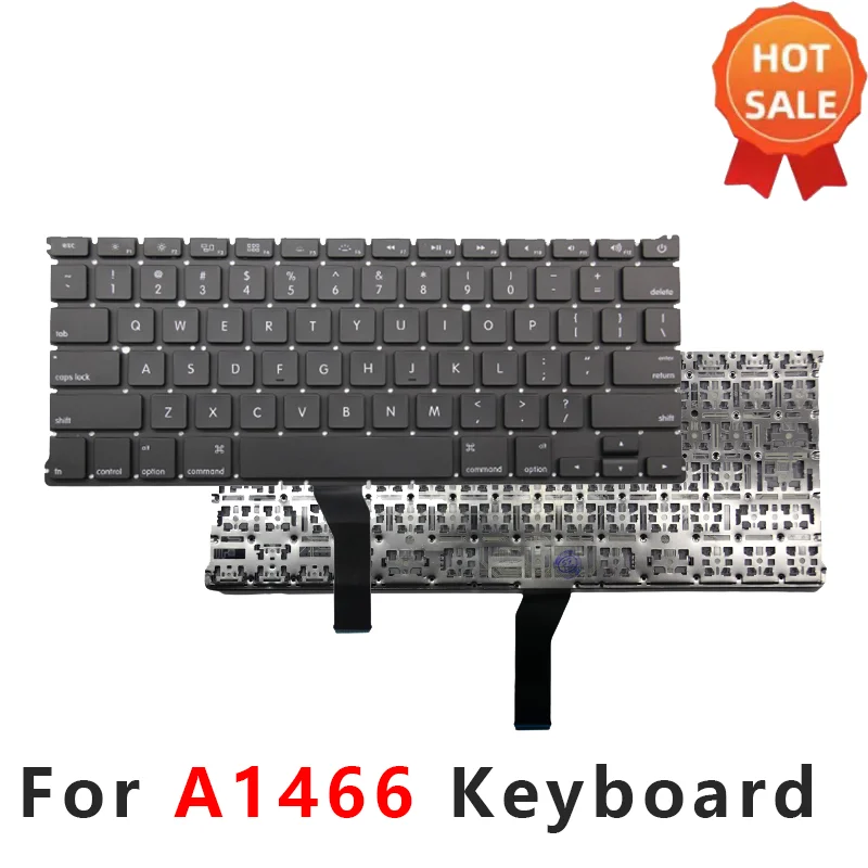 Новая клавиатура A1466 для Macbook Air 13 дюймов 2012-2017, сменная клавиатура, США, Великобритания, Япония, испанская французская голландская арабская раскладка