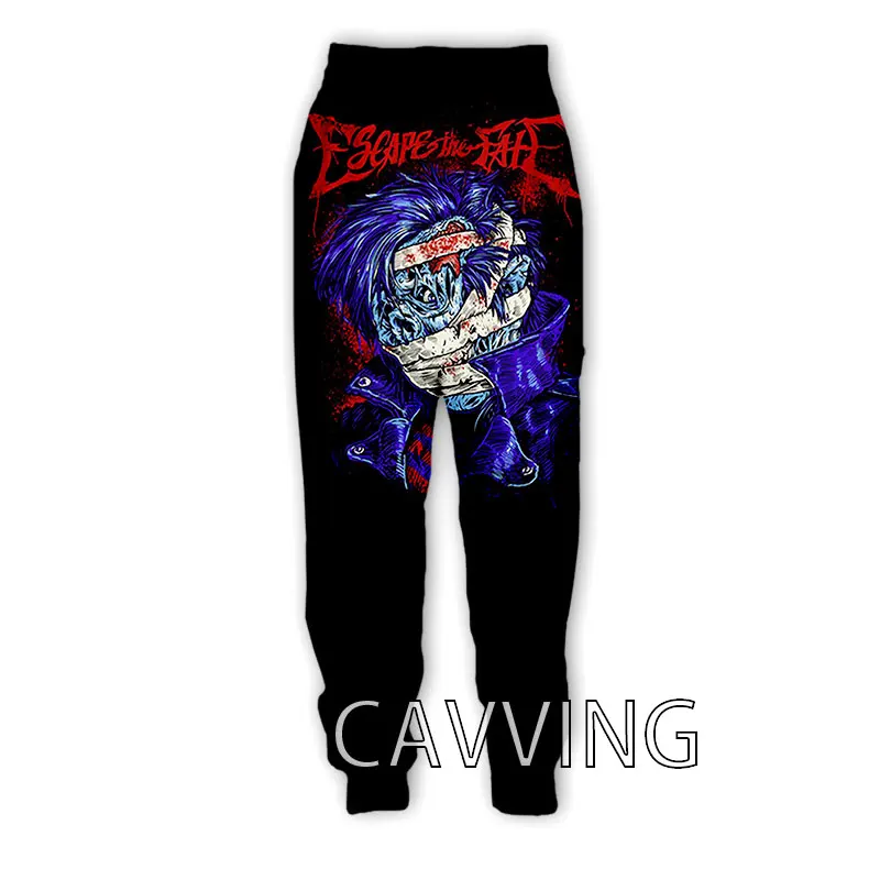 Фото CAVVING 3D принт Escape The Fate Rock повседневные брюки спортивные спортивные штаны прямые брюки спортивные штаны брюки для бега брюки №3