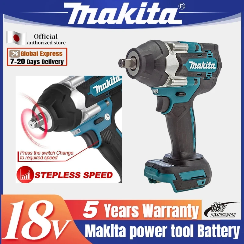Llave электрический прибор Makita DTW700 sin escobillas, herramienta многофункциональный восстанавливаемый аккумулятор 18 В, ремонтный автомобильный