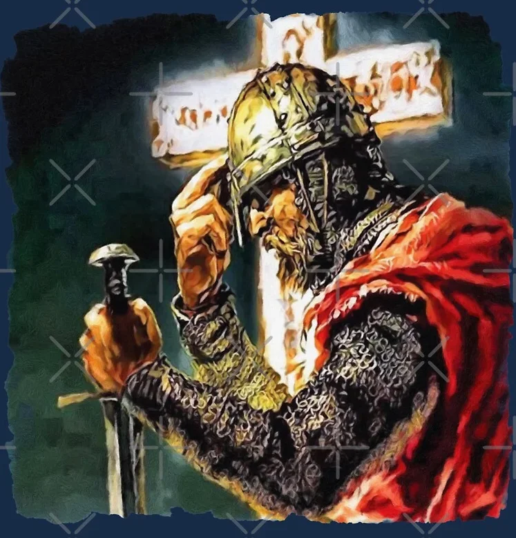 Футболка Crusader Knight Usyk. Повседневные футболки из 100% хлопка с коротким рукавом, свободный топ, размер S-3XL (art.: 3920ce9561ca6) - 3920ce9561ca6