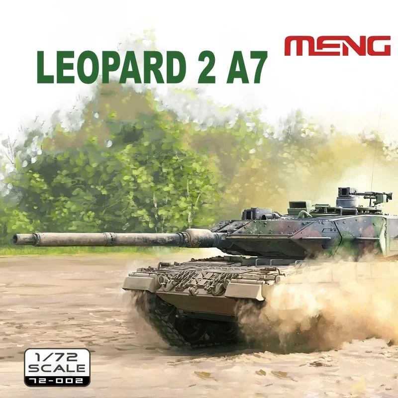 Meng 72-002 Танк Модель для сборки 1/72 шкала немецкий основной боевой танк леопард 2 A7 игрушки для военной модели Коллекция Хобби DIY