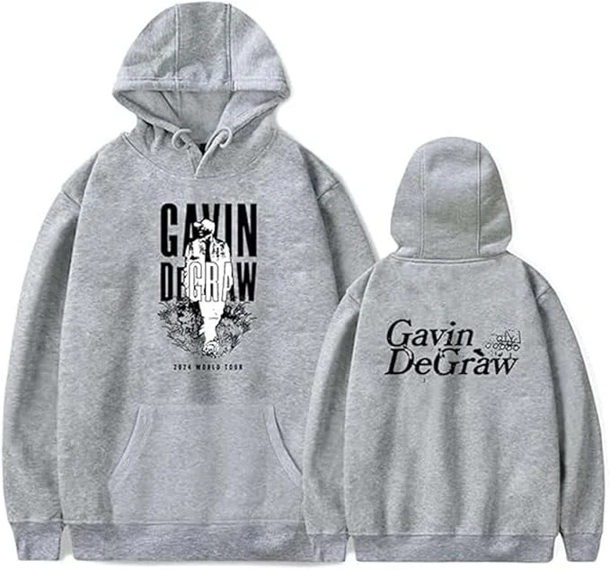 Фото Толстовка с принтом World Tour Gavin DeGraw 2024, модная повседневная комфортная новинка, толстовка с принтом №3