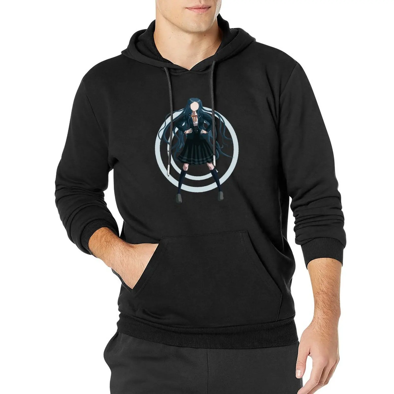 Цумуги Широгане-Danganronpa Minimalist Vector Art пуловер с капюшоном аниме одежда мужская одежда зимняя одежда толстовка с графикой