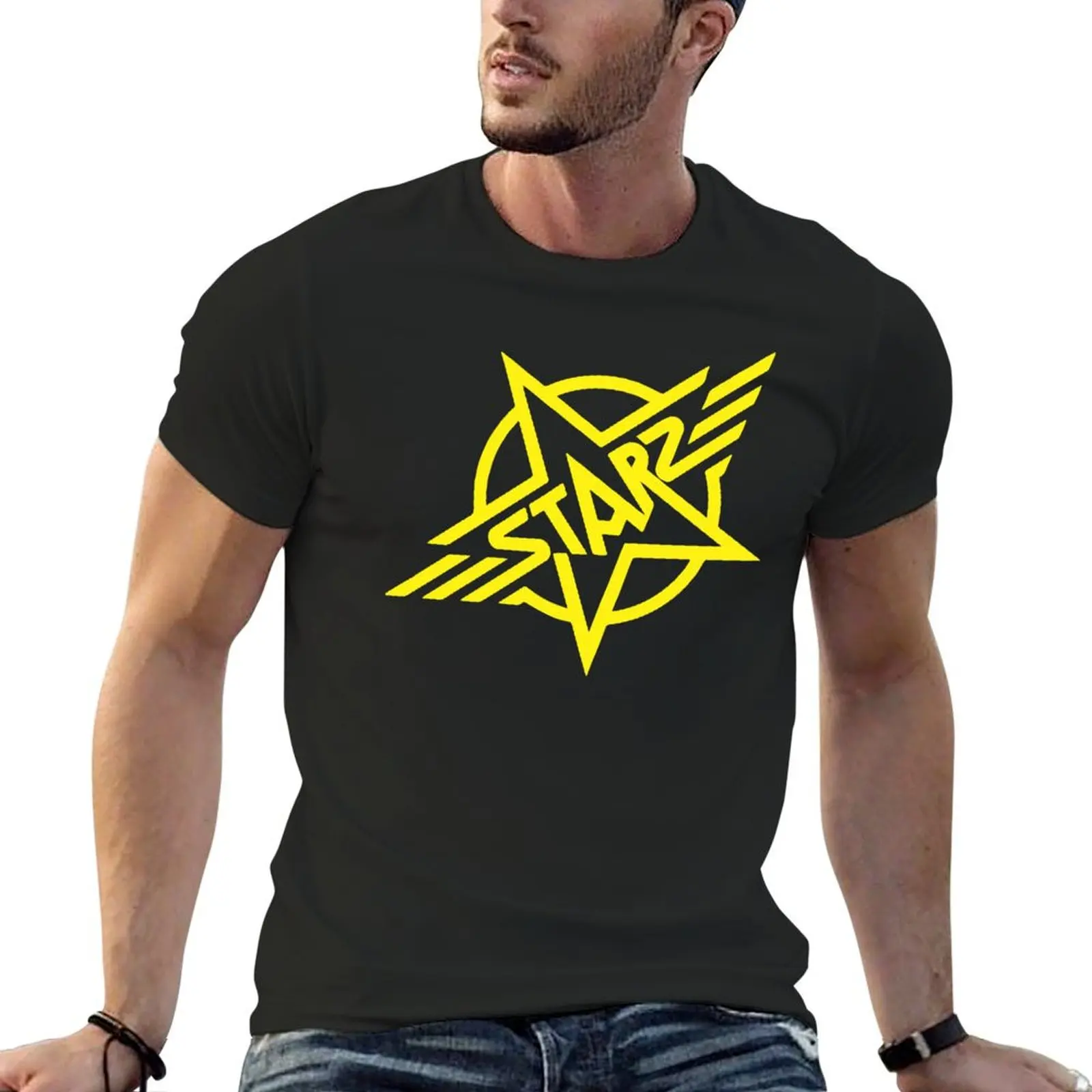 Футболка Starz мужская с рисунком, размерная хлопковая рубашка, под заказ