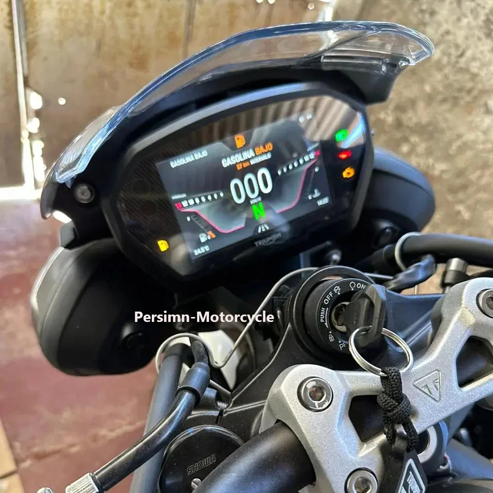 Фото Для Street Triple 765 RS 765RS moto2 2024, обтекатель ветрового стекла, козырек, спойлер, дефлектор, лобовое стекло, новый мотоцикл №2